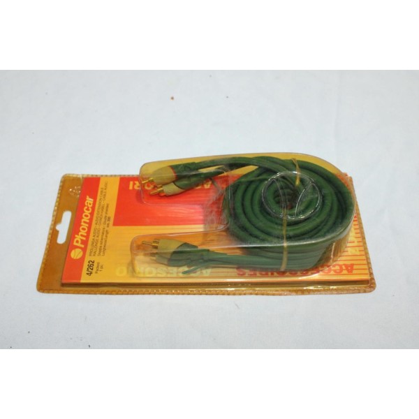 Cable rallonge faisceau RCA radio 200cm Phonocar 4/262 
