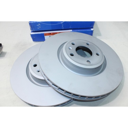 Jeu 2 disques de frein avant ventilé 349mm diametre ATE 434110 24.0134-0110.1 pour audi A4 A5 A6 A8 Q5 Q7 volkswagen touareg 