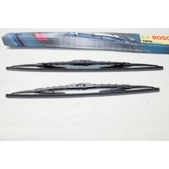 Jeu 2 balais essuie glace attache standard spoiler 550MM + 475MM Bosch 728S 3397001728 pour fiat lancia alfa romeo renault 