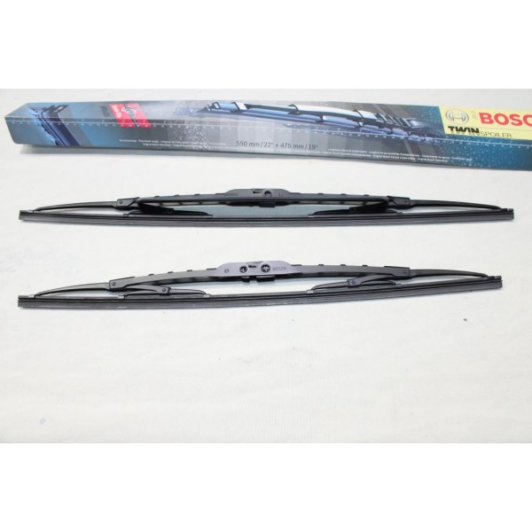 Jeu 2 balais essuie glace attache standard spoiler 550MM + 475MM Bosch 728S 3397001728 pour fiat lancia alfa romeo renault 