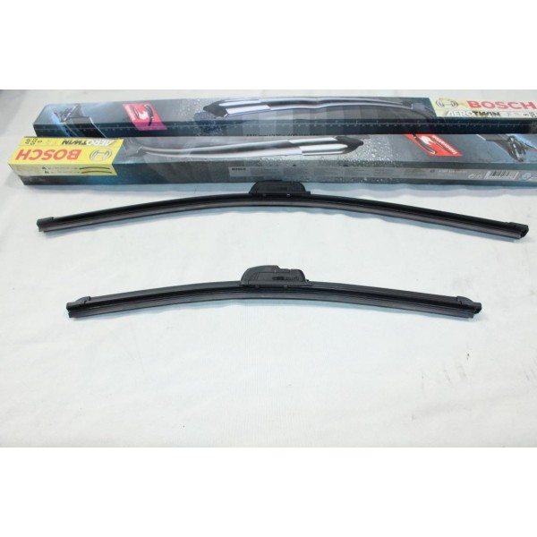 Lot 2 balais essuie glace souple aerotwin 550mm + 400mm Bosch AR552S 3397118984 pour alfa romeo 147 GT chevrolet daewoo kalos 