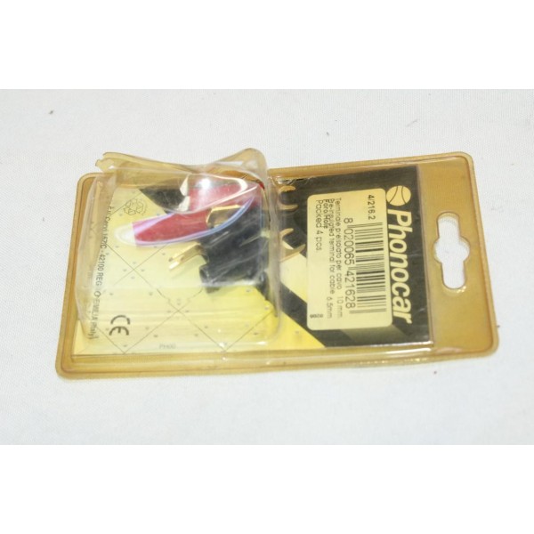 Blister 4 cosses connecteur cable equipement audio 6.5mm + 10mm Phonocar 4/216.2 