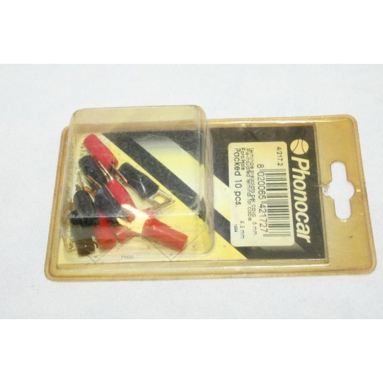 Blister 10 cosses connecteur cable equipement audio 6mm + 4.3mm Phonocar 4/217.2 