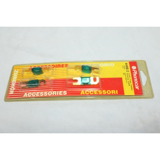 Blister 4 fusibles 60A AFC honocar 4/466.2 pour équipement radio audio 