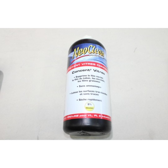 Bidon flacon 950ml nettoyant vitres concentré concent vitres 9% dilution Neoclean 1497 