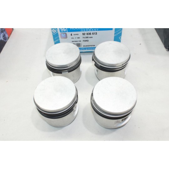 Jeu 4 pistons moteur 74.500mm Kolbenschmidt 92836613 pour ford escort 3 4 III IV fiesta 1 2 I II 1.1 essence 