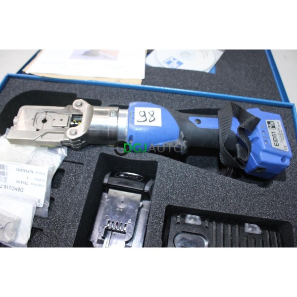 (Envoi nous consulter) Presse electro hydraulique pour cosses tubulaire manchon et connecteurs MTR Mecatraction EID51 KCM avec