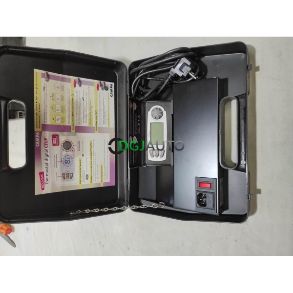 Boitier de commande Campa thermostat digital ceup gestion manuelle confort pour radiateur électrique (MODELE EXPOSITION MALETTE