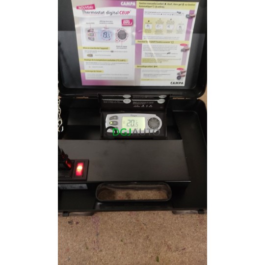 Boitier de commande Campa thermostat digital ceup gestion manuelle confort pour radiateur électrique (MODELE EXPOSITION MALETTE
