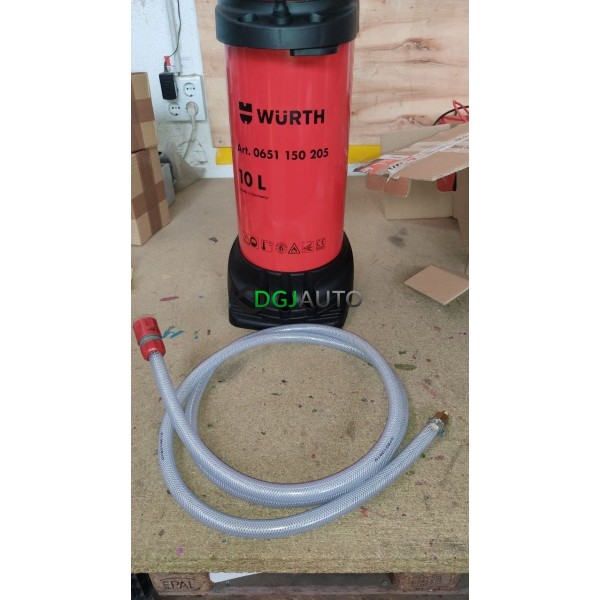 Réservoir d'eau sous pression pour carottage diamant 10L Wurth 0651150205