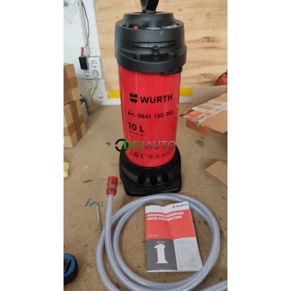 Réservoir d'eau sous pression pour carottage diamant 10L Wurth 0651150205