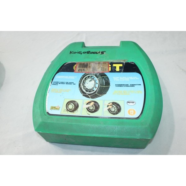 Jeu 2 chaines neige Konig N°015 pour pneu roue jante 500/12 155/80/10 145/70/12 135/12 165/70/10 135/70/13 500 12 155 80 10 145 