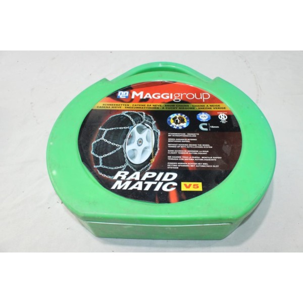 Jeu 2 chaines neige 16mm Maggigroup N°112 pour pneu roue jante 650/14 175/14 175/80/14 175/75/14 650 14 175 14 175 80 14 175 75 