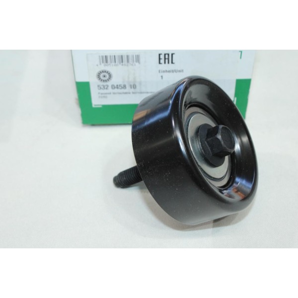 Galet enrouleur de courroie accessoire INA 532045810 pour ford fiesta 4 IV focus 2 II galaxy 2 II smax s-max cmax c-max mondeo 