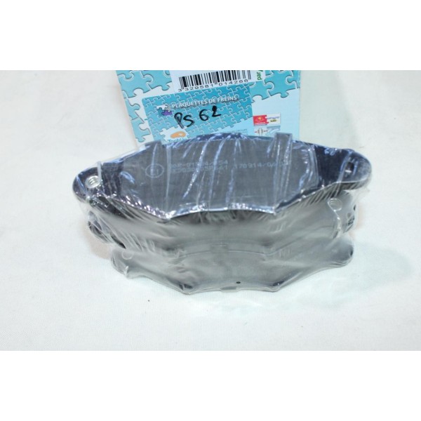 Jeu 4 plaquettes de frein avant montage bendix Techin PS62 pour renault kangoo 1 nissan kubistar 