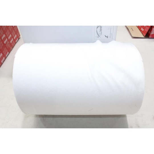 Bobine 300 feuilles de polish 38x30cm Weetex WT-P-01 essuyage non tissé blanc 