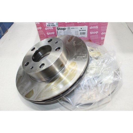 Jeu 2 disques de frein avant ventilé 280mm diametre Stop 561984S pour fiat ducato peugeot boxer citroen jumper de 1994 à 2006 