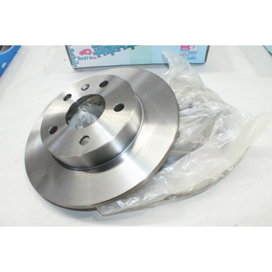 Jeu 2 disques de frein arriere plein 264mm diametre Techin DS58 pour opel astra G H opel combo corsa C meriva A B zafira A B 