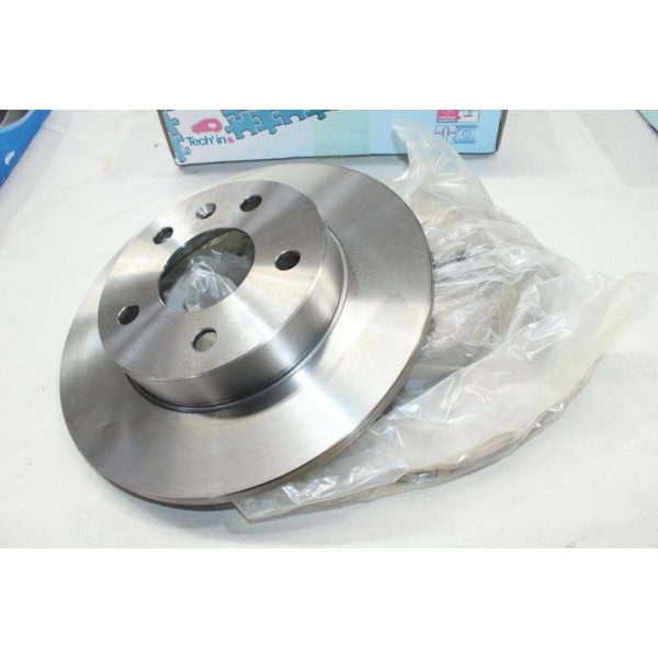 Jeu 2 disques de frein arriere plein 264mm diametre Techin DS58 pour opel astra G H opel combo corsa C meriva A B zafira A B 