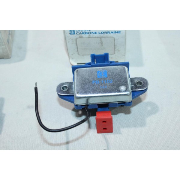Regulateur alternateur avec charbons porte balais Carbonne Lorraine PB1102 pour citroen LNA visa fiat panda uno peugeot 104 305 