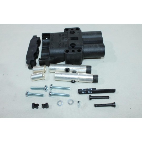 Fiche connecteur branchement chargeur Cargo 180395 pour chariot elevateur gerbeur transpalette electrique 