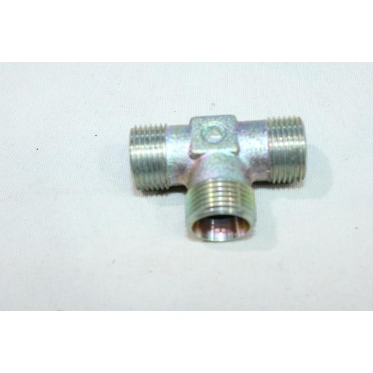 Raccord embout T 3 connections ECMU 502121 pour durite tuyau 