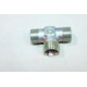 Raccord embout T 3 connections ECMU 502121 pour durite tuyau 