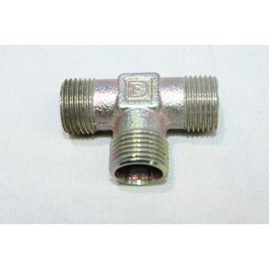 Raccord embout T 3 connections ECMU 502611 pour durite tuyau 