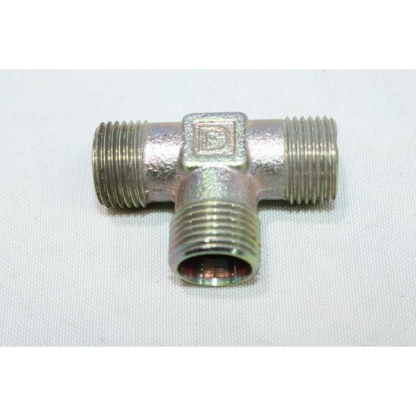 Raccord embout T 3 connections ECMU 502611 pour durite tuyau 