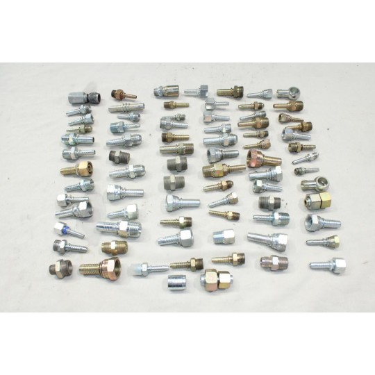 Lot de 83 raccords droit jonction reducteur banjo divers ECMU LOT N°44 