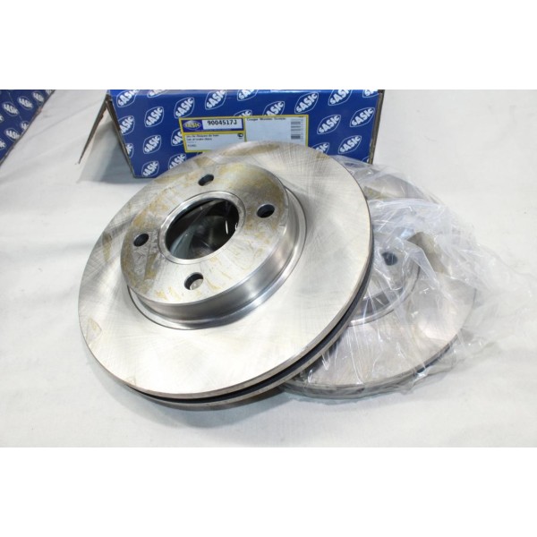 Jeu 2 disques de frein avant ventilé 260mm diametre Sasic 9004517J OEM 5026784 pour ford mondeo 1 2 I II scorpio 1 2 I II cougar