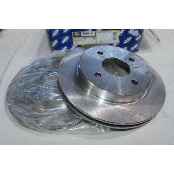 Jeu 2 disques de frein arriere ventilé 252.3mm diametre Sasic 9004819J OEM 5026786 pour ford mondeo 1 2 I II scorpio 2 II 