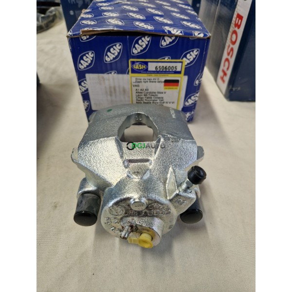Etrier de frein avant droit 54mm montage teves (voir oxydation) Sasic 6506005* OEM 1K0615124D pour audi A2 A3 seat toledo 2 3