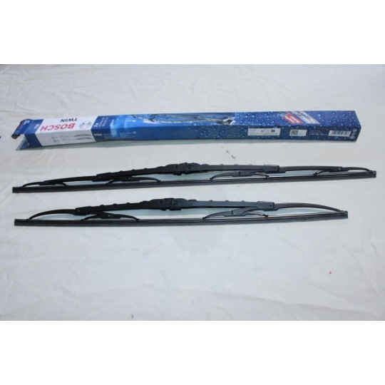 Jeu 2 balais essuie glace twin avec gicleur 650mm + 550mm Bosch N°725 3397001725 pour mercedes vito W638 