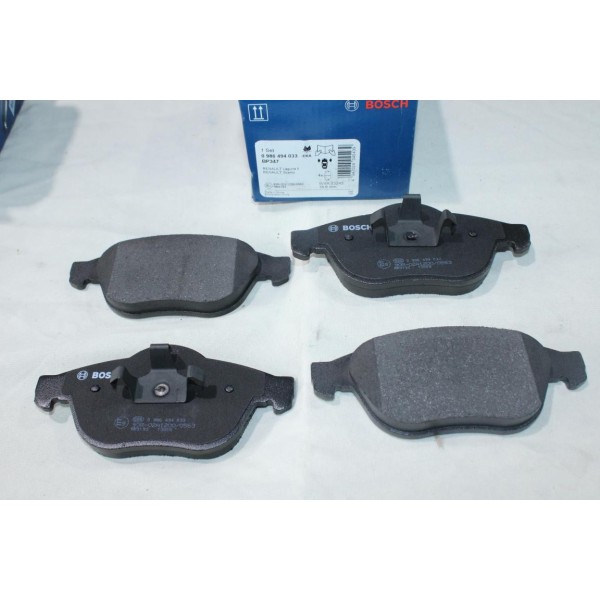 Lot 4 plaquettes de frein avant montage teves Bosch BP347 0986494033 pour renault laguna 2 II scenic 
