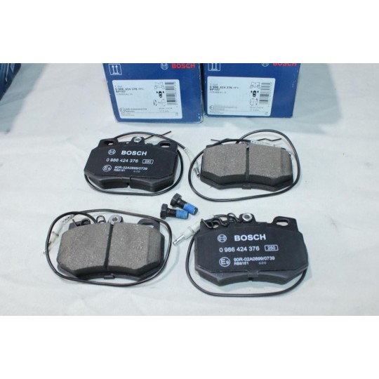 Jeu 4 plaquettes de frein avant montage lucas Bosch BP187 0986424376 pour citroen AX ZX 