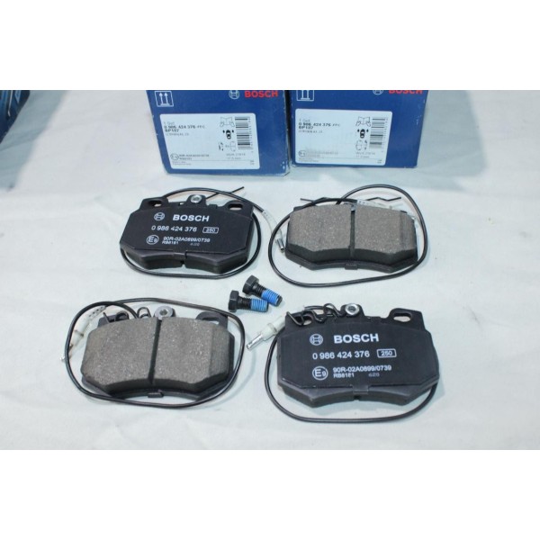 Jeu 4 plaquettes de frein avant montage lucas Bosch BP187 0986424376 pour citroen AX ZX 