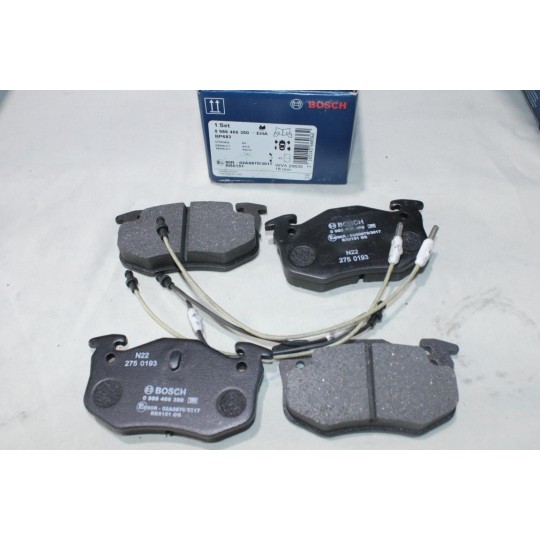 Lot 4 plaquettes de frein avant montage bendix Bosch BP683 0986466350 pour citroen BX 