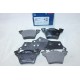 Lot 4 plaquettes de frein arriere montage bosch Bosch BP489 0986460002 pour mercedes vito W638 
