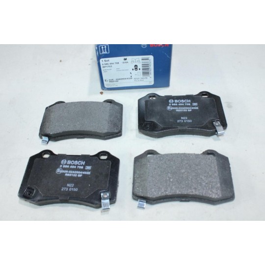 Jeu 4 plaquettes de frein arriere montage brembo Bosch BP1703 0986494708 pour cadillac CTS chevrolet camaro chrysler 300C dodge 