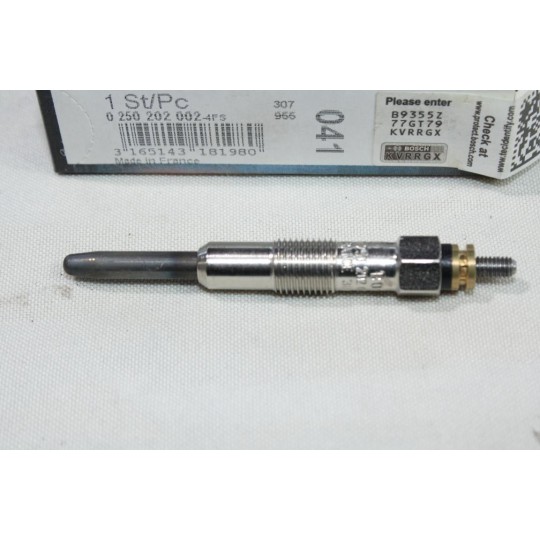 Lot 2 bougies préchauffe Bosch N°041 0250202002 pour citroen jumper fiat croma 1 ducato iveco daily 2 3 II III peugeot boxer 