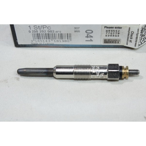 Lot 2 bougies préchauffe Bosch N°041 0250202002 pour citroen jumper fiat croma 1 ducato iveco daily 2 3 II III peugeot boxer 