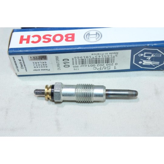 Lot 2 bougies préchauffe Bosch N°010 0250202001 pour citroen ax peugeot 106 rover 114 metro 1.4D  1.4 D ford escort 3 4 5 6 7 