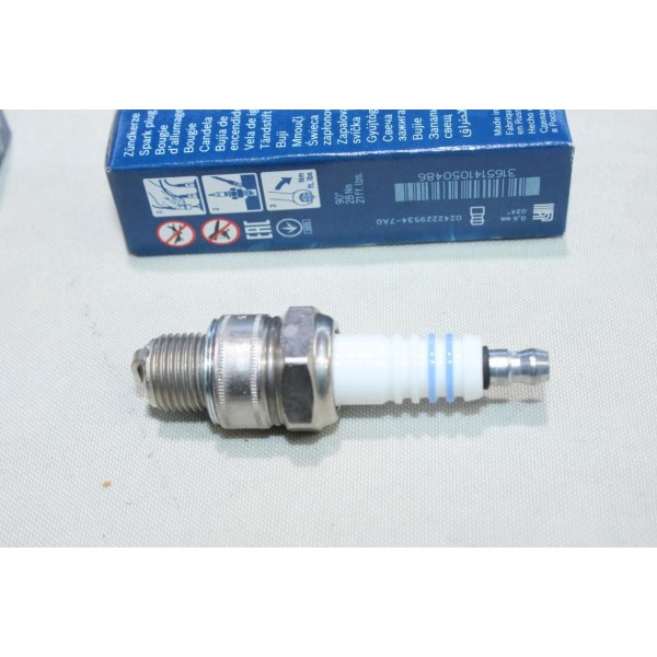 1 Bougie allumage Bosch WR8AC 79026 0242229534 pour seat 600 volkswagen coccinelle karmann transporter T1 T2 safari 1500 1600 