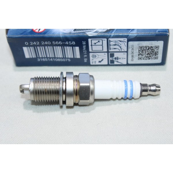 1 Bougie allumage Bosch FR6LDC 7410 0242240566 pour citroen xantia evasion XM fiat uno bravo marea lancia kappa Y ypsilon lybra 