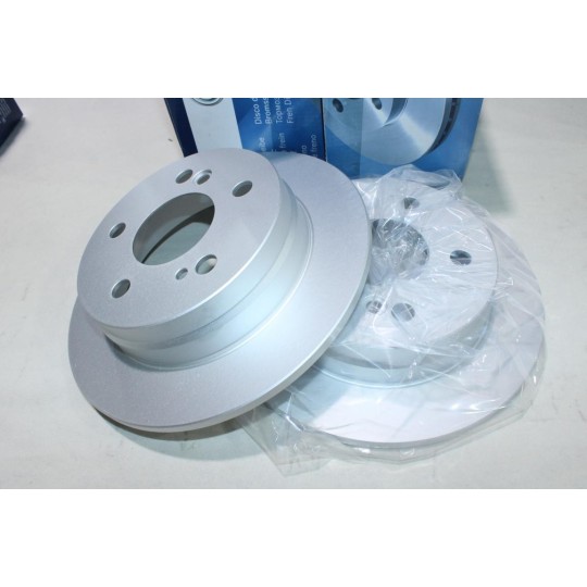 Jeu 2 disques de frein arrière plein 258mm diametre Bosch BD150 0986478188 pour mercedes classe C E 190 W201 W124 W202 