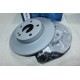 Jeu 2 disques de frein avant plein 276mm diametre Bosch BD1057 0986479185 pour mercedes classe A W169 