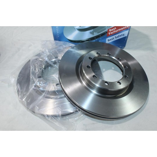 Lot 2 disques de frein avant ventilé 290mm diametre Bosch BD1193 0986479343 pour renault master mascott 