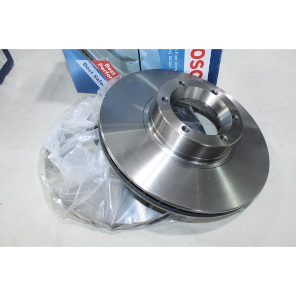 Lot 2 disques de frein avant ventilé 280mm diametre Bosch BD658 0986478745 pour renault master 2 II opel movano A 