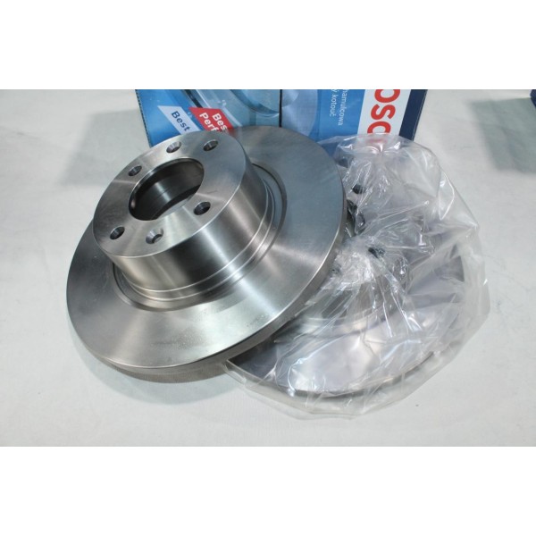 Jeu 2 disques de frein arriere plein 276.2mm diametre Bosch BD878 0986478981 pour citroen C5 